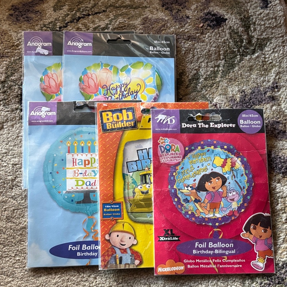 Foil Balloon Set - Multicolor
